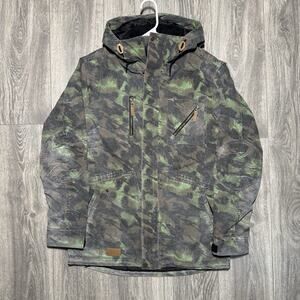 Lib Tech Storm Factory 20K Waterproof Jacket - Mens Size Medium Camo #X3A